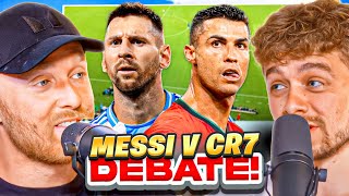 ChrisMD and Theo REIGNITE Messi vs Ronaldo Feud [upl. by Anelim823]