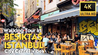 Besiktas Beşiktaş Istanbul 2024 Walking Tour  Exploring in Akaretler at City Center  4K UHD [upl. by Aenneea]