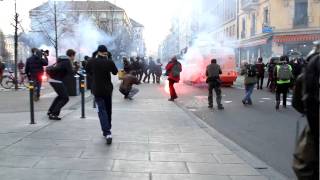 Anti WTO demonstration Geneva Manifestation AntiOMC Genève [upl. by Eltsyrhc]