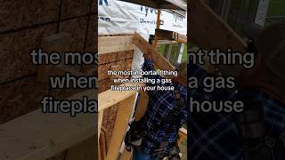 Hot Tips for a Safe Gas Fireplace Install Dont burn your house down diy tips construction [upl. by Llehsram]