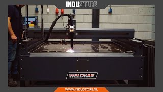 Industore CNC Plasma Snijtafel  Weldkar plasma tafel met Cebora plasmasnijder computergestuurd [upl. by Acinna]