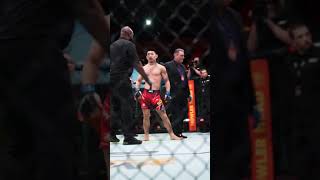 Song Yadong Celebrates After Knocking Out Marlon Moraes at UFC Vegas 50 [upl. by Lodge]