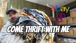 Come Thrift With Me For Clothing to Sell on Ebay and Poshmark [upl. by Zannini537]