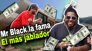 MR BLACK LA FAMA SE QUILLA EN PLENA ENTREVISTA Y DICE LE PRESTO UN DINERO A BAD BUNNY 😂😂😂 [upl. by Aroved358]