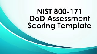 NIST 800 171 DoD Assessment Scoring Template [upl. by Shepherd377]