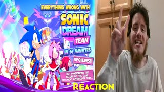 Lets Watch Everything Wrong With Sonic Dream Team in 14 Minutes [upl. by Annamarie]