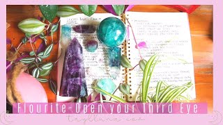 Fluorite Crystal  What it does amp how to use it ✨ [upl. by Wallach]