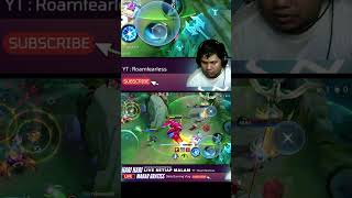 ROAMER DALAM MASALAH mobilelegends mabarmobilelegendsbangbang mlbb [upl. by Wardieu]