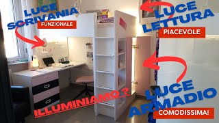 ILLUMINIAMO LA CAMERETTA  STRISCE LED Wifi SU SOPPALCO IKEA SMASTAD ikeaeffect meross home [upl. by Crifasi]