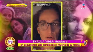 ¡Shaula Vega rompe el silencio y revela cómo enfrenta la muerte de su madre  Sale el Sol [upl. by Balcke]