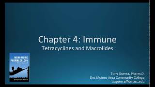 CC Tetracyclines vs Macrolides CH 4 IMMUNE NAPLEX  NCLEX PHARMACOLOGY REVIEW [upl. by Aidnama]