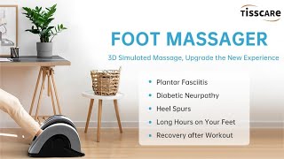 TISSACRE Shiatsu Foot Massager for Circulation and Pain Relief Foot Massage Machine [upl. by Latisha839]