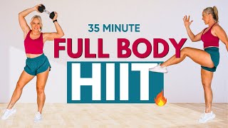 Torch Fat amp Feel Energized 35 MIN FULL BODY HIIT FOR WOMEN 40 [upl. by Eihs690]