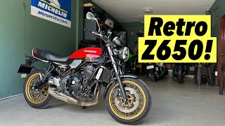 Kawasaki Z650 RS  Full review Sound Check and First Ride [upl. by Kcirevam]