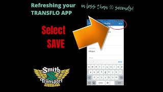 How to quickly refresh the Transflo App [upl. by Etnaud]