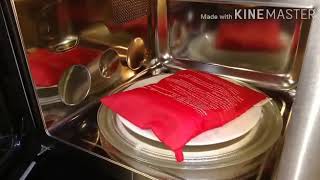 كيس تسويه وشوى البطاطس بالميكرويف عملىقماش في الميكرويف😱ربنا يستر Microwave potato grill bag [upl. by Sidra781]