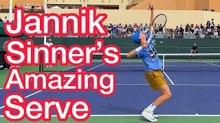 Jannik Sinner Serve Analysis Tennis Technique Explained [upl. by Eliason]