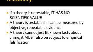 Introduction to Criminological Theory What is a Theory [upl. by Easlehc]