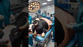 Doctor saved pregnant black cow cow cowlover animals pets rescueanimals helptheanimals calf [upl. by Handbook242]