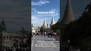 Budapest for the WDF World Masters what a great place darts travel champions [upl. by Ralleigh486]