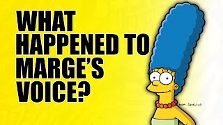 WHAT HAPPENED TO MARGE SIMPSONS VOICE [upl. by Galatia49]