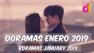 TOP 10  MEJORES DORAMAS ENERO 2019 [upl. by Annadiana]