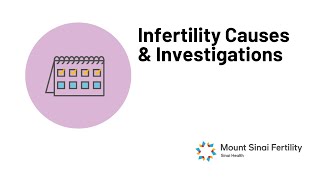 Infertility Causes and Investigations [upl. by Esinart]