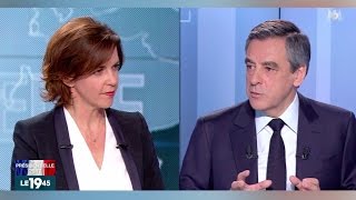 François Fillon invité du 19h45 sur M6 [upl. by Flanders]