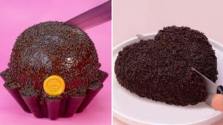 Perfect Chocolate Melted Recipes  So Tasty Chocolate Cake Decorating Ideas Top Yummy [upl. by Birdie]