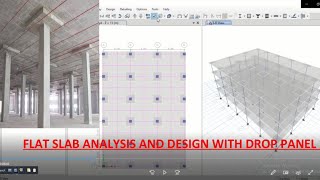 Complete Flat slab analysis and design in Etabs  etabs tutorial for beginners  etabs 2016 [upl. by Leiser]