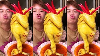 Mukbang Challenge Eating Show Chicken fried with Sup Spicy asmr food challenge mukbang EP209 [upl. by Jacinthe]