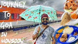 Mandovi Express train journey आज पता चला Food Queen क्यों कहते हैं Monsoon ride in Konkan Railways [upl. by Fusuy277]