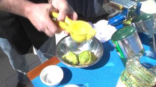 Dan Hernandez with Chef Keith cooks a Rockfish BLT  SPORT FISHING [upl. by Nemrak]