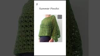 Free crochet patterns crochet top crochet poncho crochet coatigan crochet cardigan [upl. by Lucier]