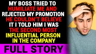 My Boss Tried To Humiliate Me And Rejected My Promotion He Couldn’t Believe It I Told Him [upl. by Tenner]