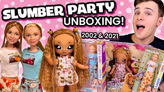 Slumber Party UNBOXING Na Na Na Surprise Teens Lara Von amp MaryKate amp Ashley Doll Review [upl. by Aisatsan]