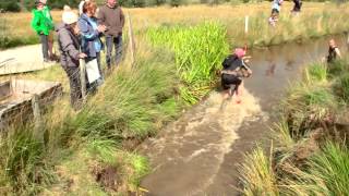 Mountain Bike Bog Snorkelling 2014 in Llanwrtyd Wells Wales [upl. by Cailly]