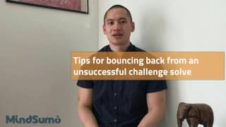 How to Bounce Back from a Disappointing Challenge Submission  MindSumo [upl. by Billie]