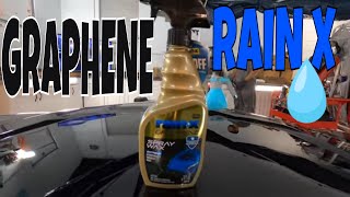 RAIN X PRO Graphene Spray Wax GRAPHENE Shield Technology VERSUS 303 Graphene Spray Coating [upl. by Jess]