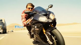 Tom Cruise Bike Chase Scene 4K 60FPS  Mission Impossible 5 The Rogue Nation 2015 [upl. by Lemmueu920]