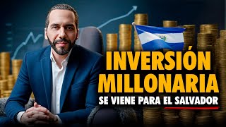 DESPEGUE ECONÓMICO 🚀 El Salvador recibe inversión millonaria gracias a la seguridad de Nayib Bukele [upl. by Enna106]