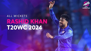 Every Rashid Khan wicket at T20WC 2024 [upl. by Eustasius690]