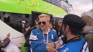 Finland celebrates Ice Hockey World Championship 2011  Part 1 [upl. by Adnuhsar]