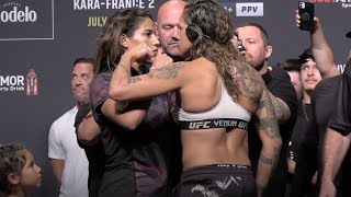 UFC 277 CEREMONIAL WEIGH INS Julianna Pena vs Amanda Nunes [upl. by Renae]