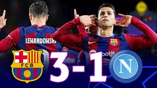 Barcelona vs Napoli 31 Champions League Round of 16 2nd Leg  MATCH REVIEW [upl. by Kee319]