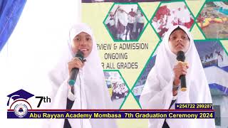 ABU RAYYAN ACADEMY MOMBASA 7TH GRADUATION CEREMONY PP2  2024 FULL VIDEO [upl. by Doloritas]