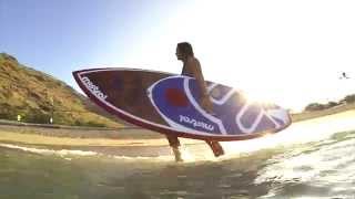 GoPro HD Hero3 Jenny WaikikiLove Lee Mistral Team Rider SUP Surfing Makaha [upl. by Eeryt]