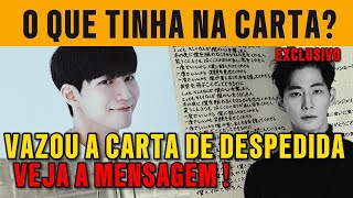 Carta de Song Jae Rim Vaza Palavras Marcantes do Ator Vêm à Tona🚨 [upl. by Ydassac]