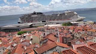 Portugal Lisbon Miradouro de Santa Luzia [upl. by Nibor]