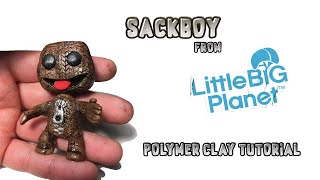 Sackboy  Polymer Clay Tutorial [upl. by Inalem]